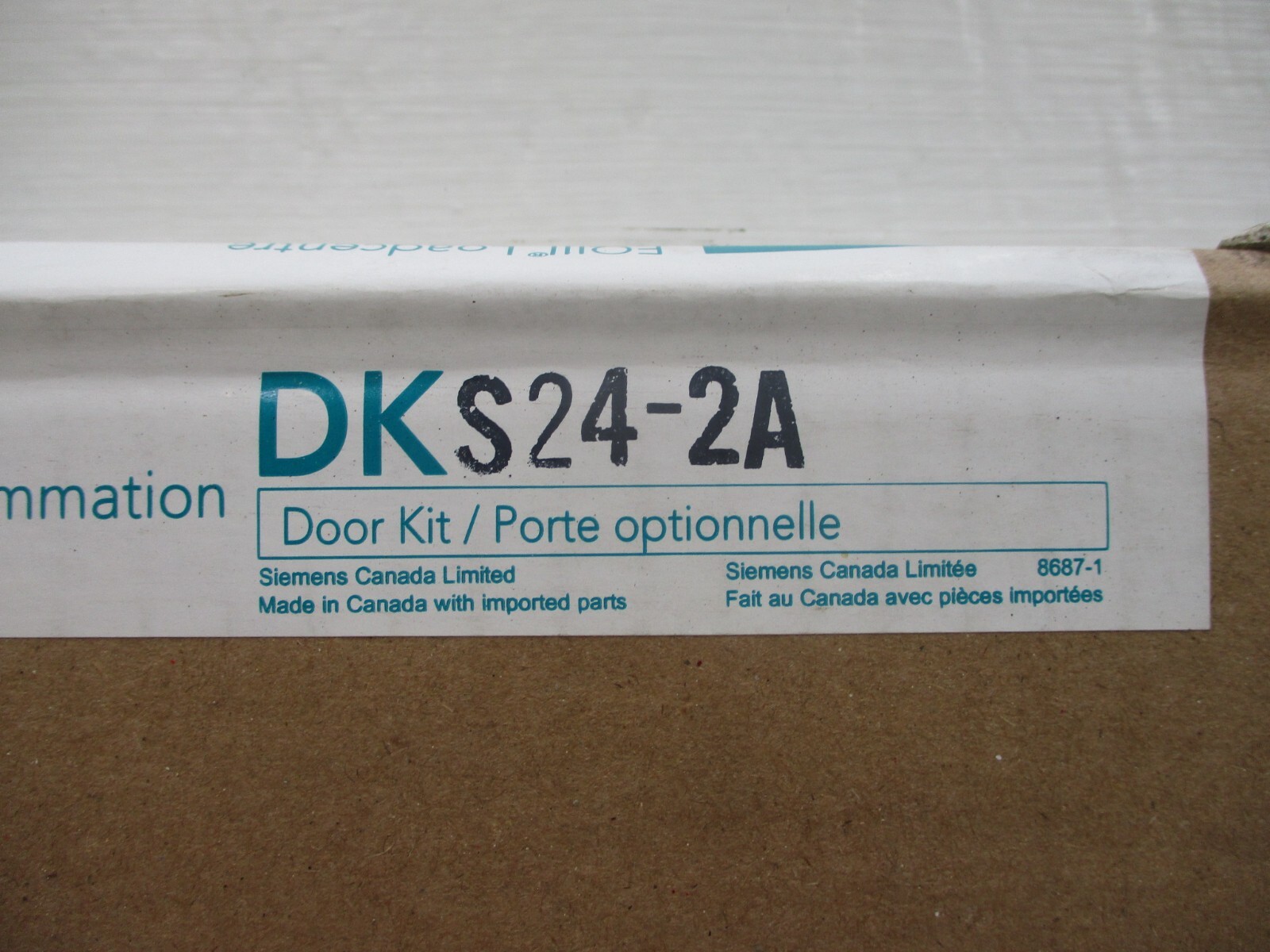 NEW Siemens DKS24-2A EQ-III Load Center Door Kit Breaker Panel Front Cover Trim