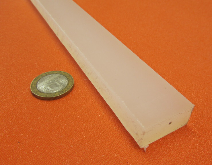Polypropylene Bar 1/2″ Thick x 1.0″ Wide x 48″ Long, 4 pcs, 16 feet