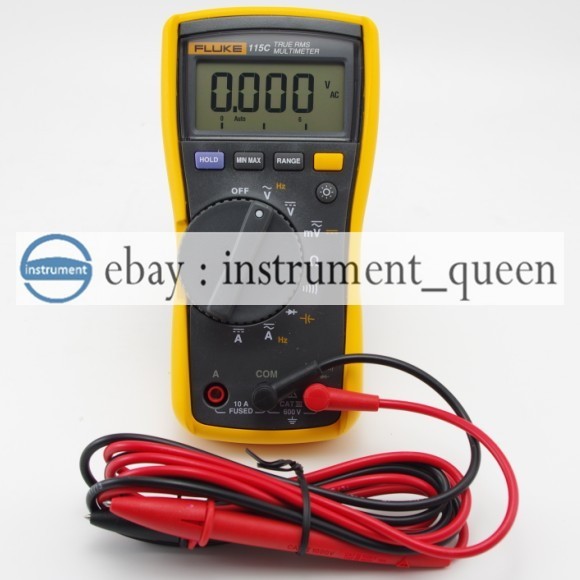 Fluke 115C Digital True RMS Multimeter Meter With Test Probe