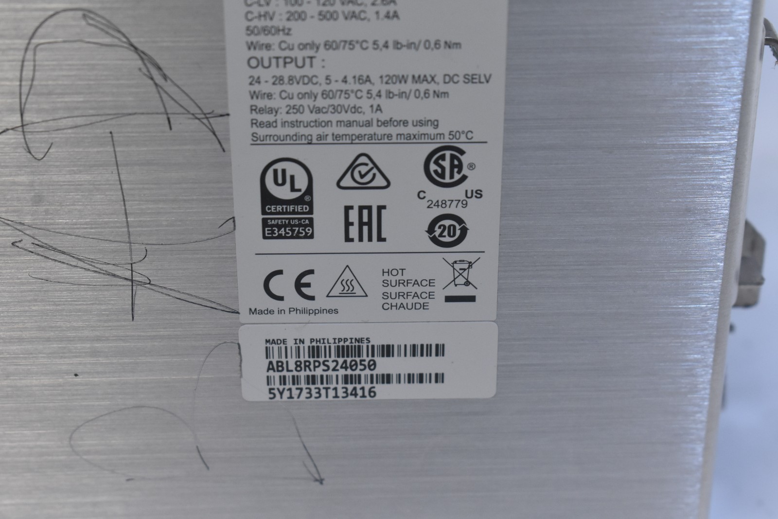 Schneider Electric ABL8 RPS24050 Universal Power Supply Phaseo 9405 Set