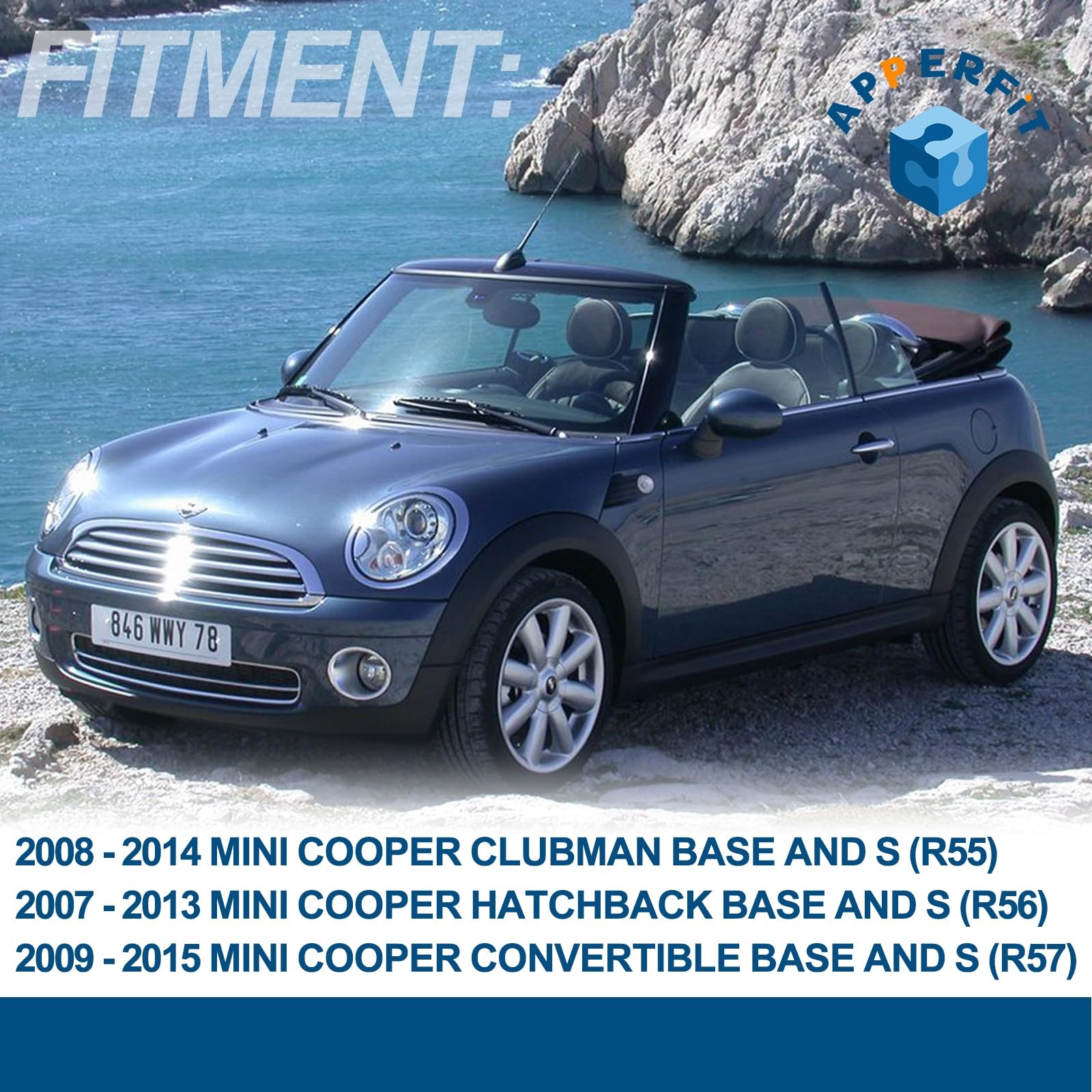 A-Pillar Trim 51137272583 Mini Cooper R55/R56/R57 2007-2015