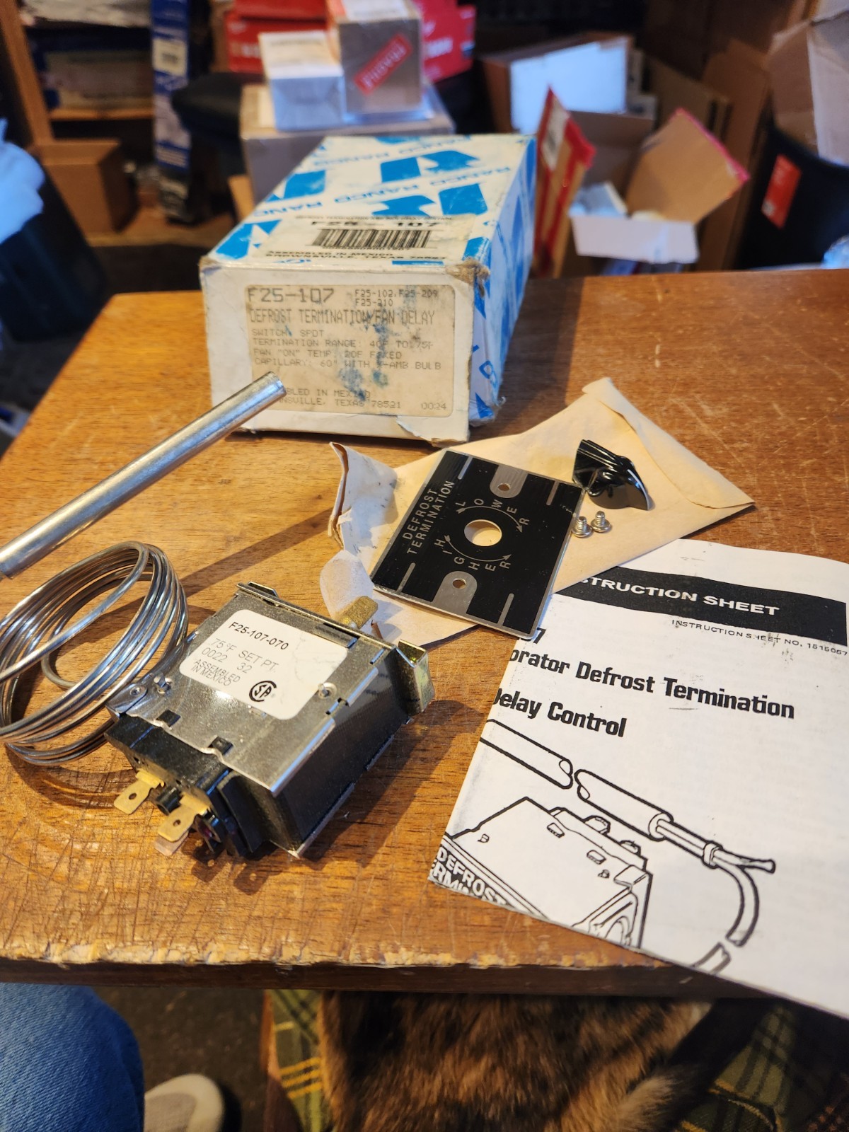 NEW OLD STOCK Ranco F25-107-70 Fan Delay Control SHIPS FREE