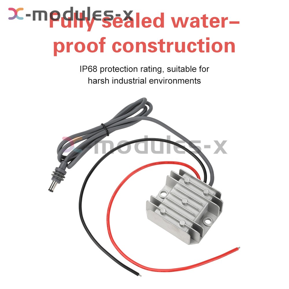 DC 12V24V to DC 30V 3.5A Power Cord Converter Boost Conversion Module Waterproof