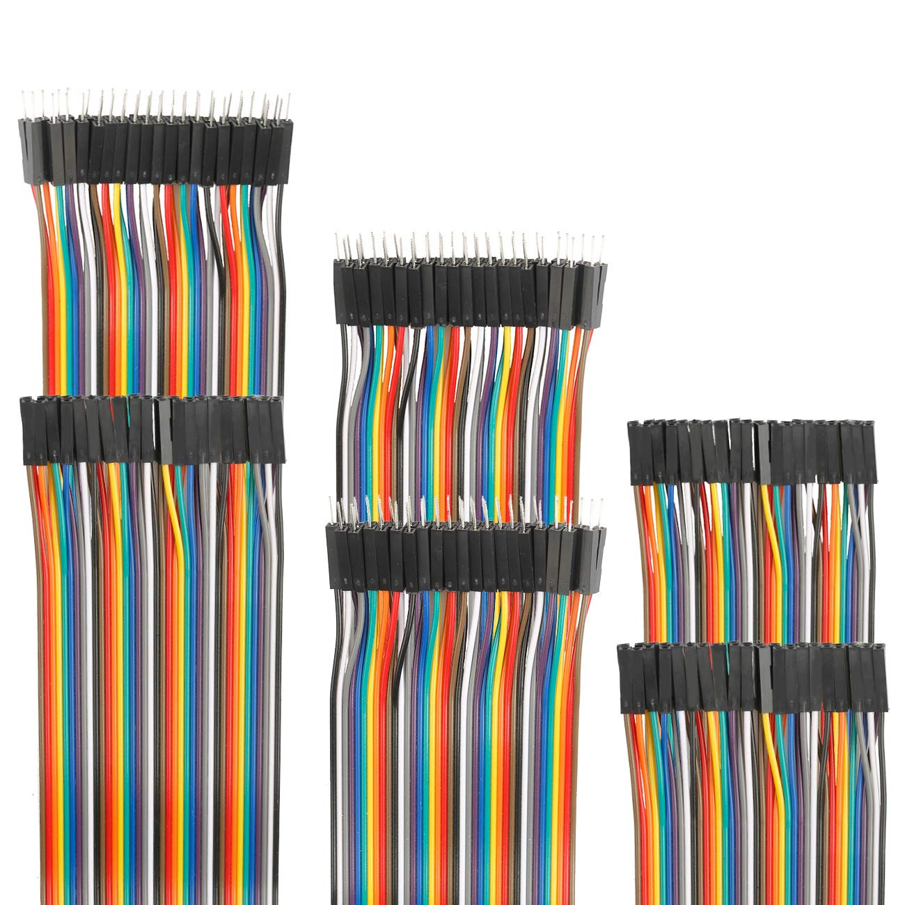 120Pcs Breadboard Jumper Wires 10Cm 15Cm 20Cm 30Cm 40Cm 50 Cm 100Cm Wire Length