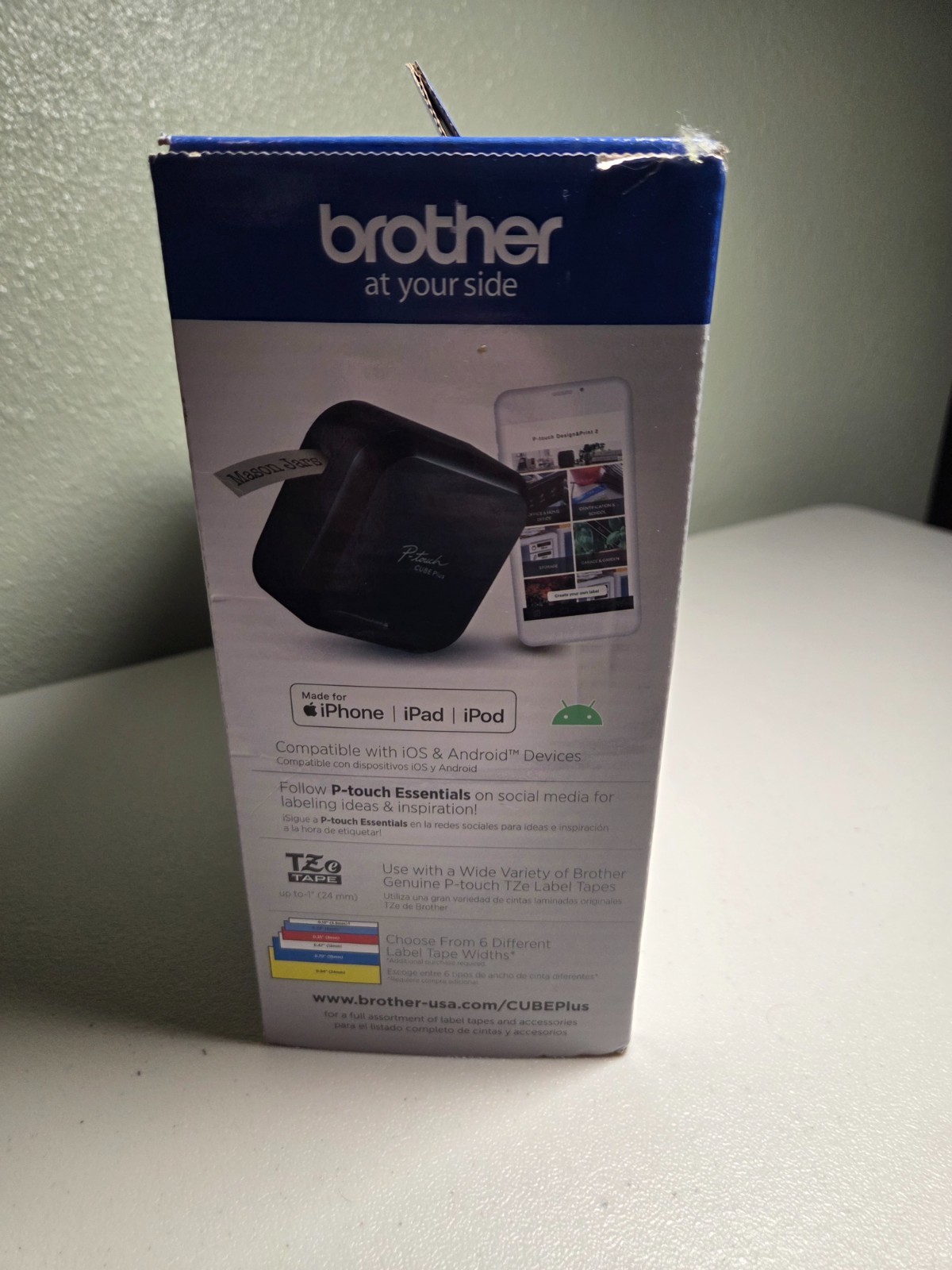 Brother PT-P710BT P-Touch Cube Plus Versatile Label Maker with Bluetooth Wireles