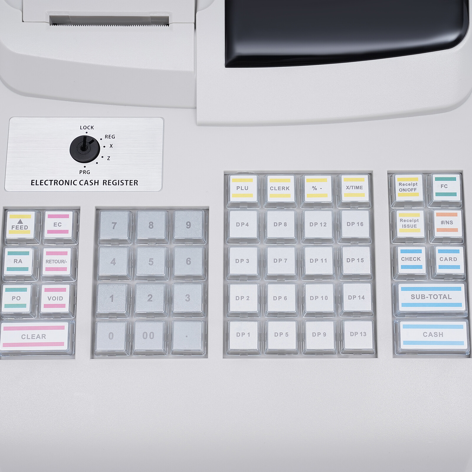 POS Cash Register Electronic Drawer Box LED Display For Restaurant Bills Coins