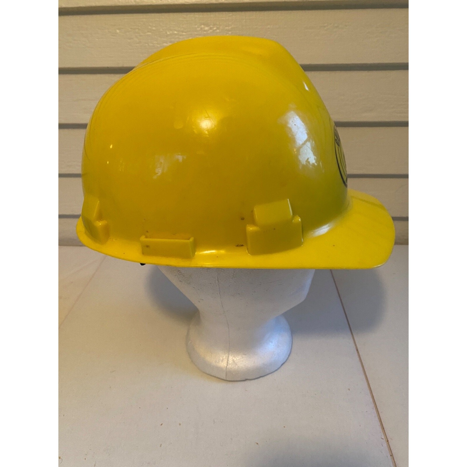 Yellow Hard Hat Gurney Brothers Construction Springfield, Vermont Earth Movers