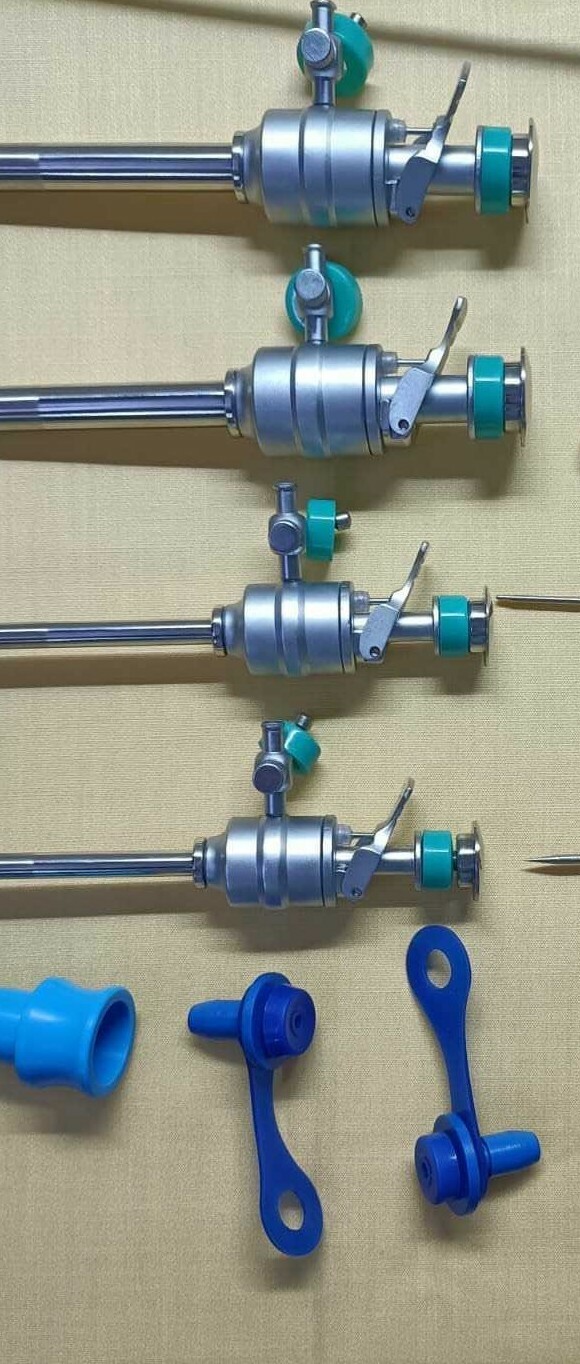 16pc Laparoscopic Surgery Set 5mm/10mm Endoscopy Reusable Surgical Instruments