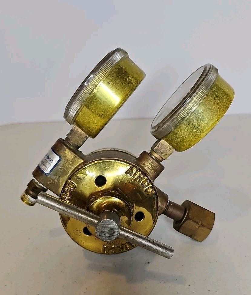 Airco Rebuilt #33 Acetylene Fuel & Oxygen Gas Regulator Dual Stage