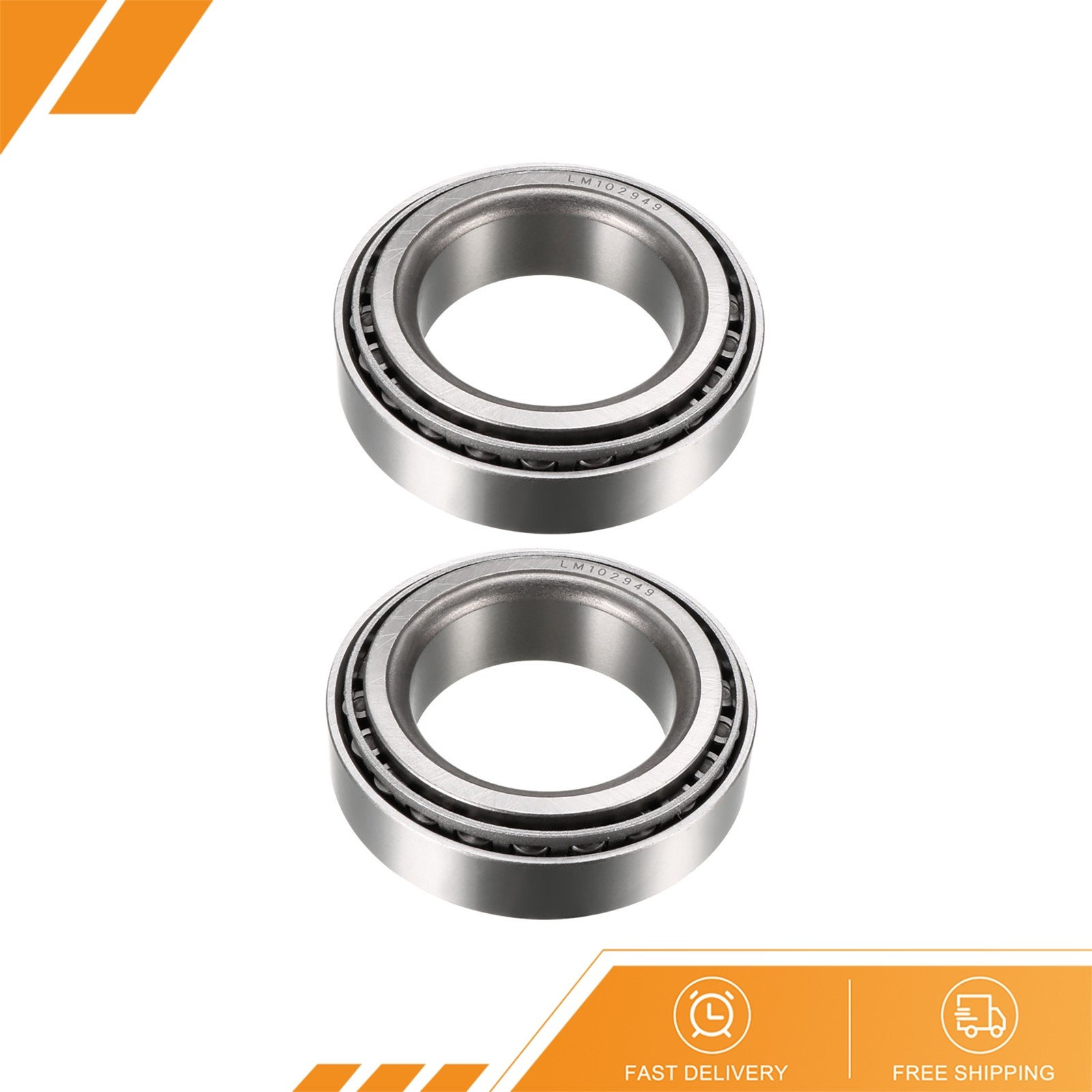 2pcs – LM102949/LM102910 Tapered Roller Bearing Cone and Cup 1.78″ Bore 2.89″ OD