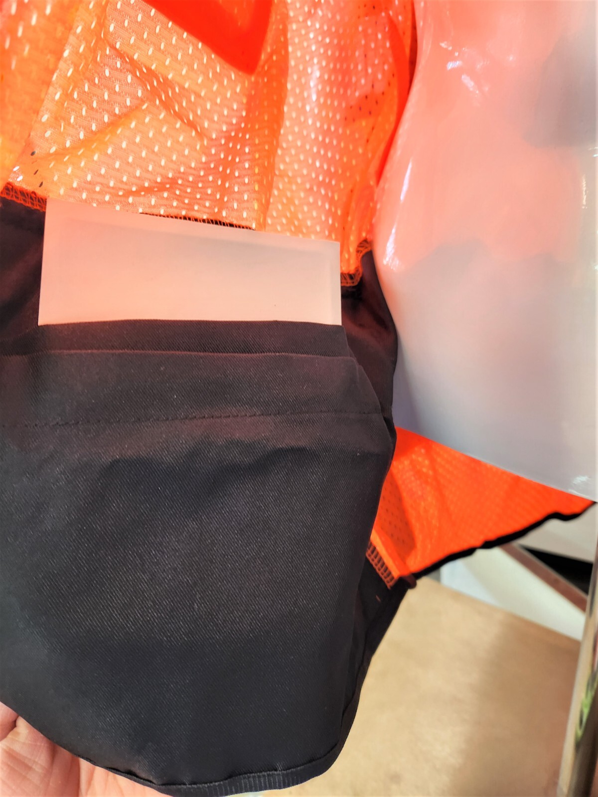 RADIANS HIGH VISIBILITY Surveyor Two Tones Orange Safety Vest Mesh front & back