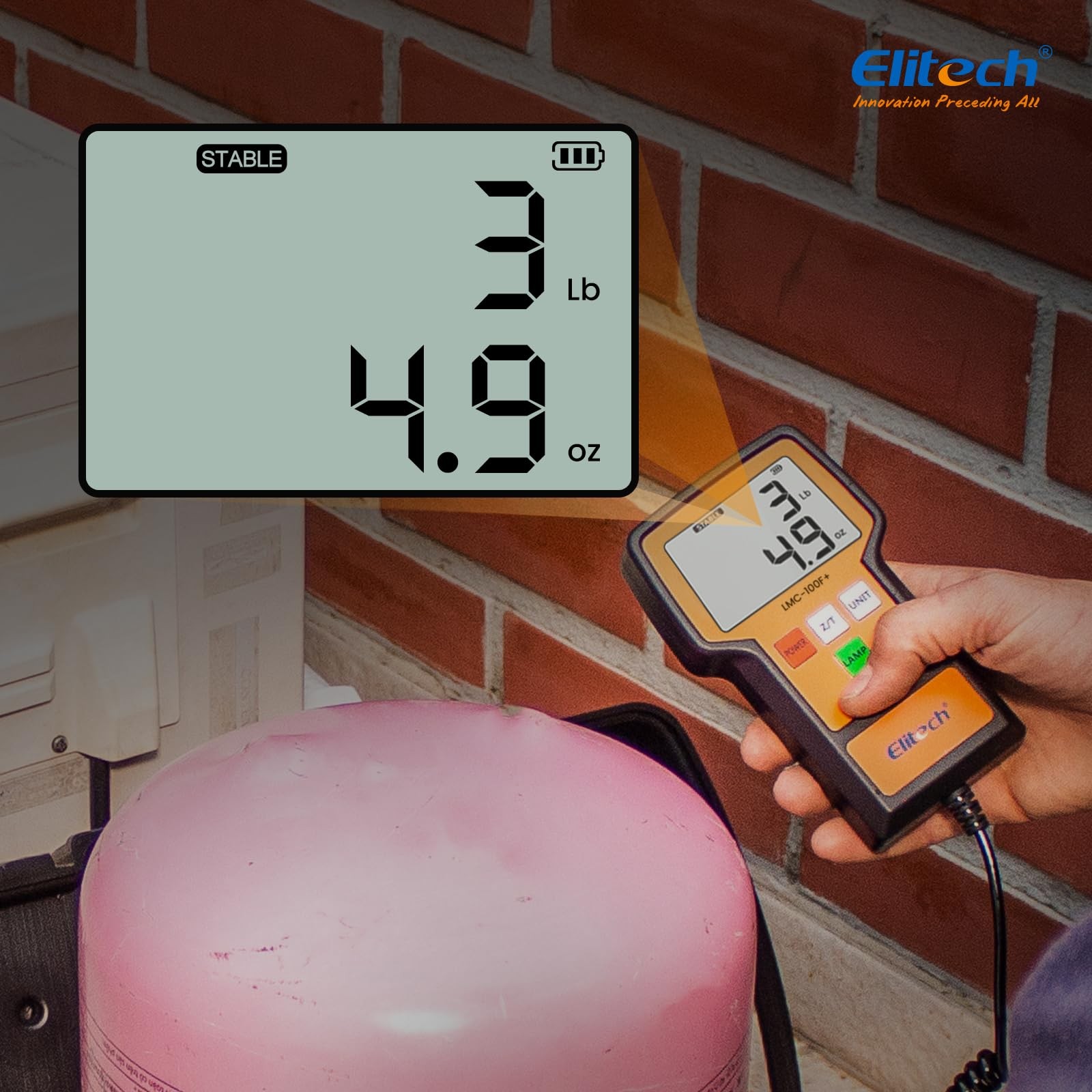 High Precision 110Lbs Refrigerant Charging Scale for HVAC