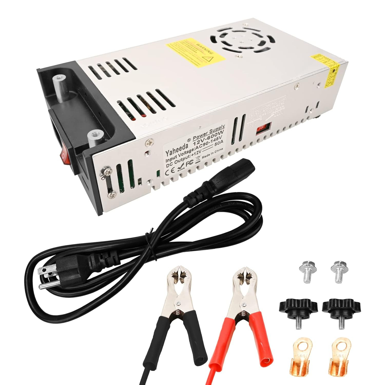New Version Converter 110V AC to 12V DC Converter Power Supply 12V 600W 50A DC