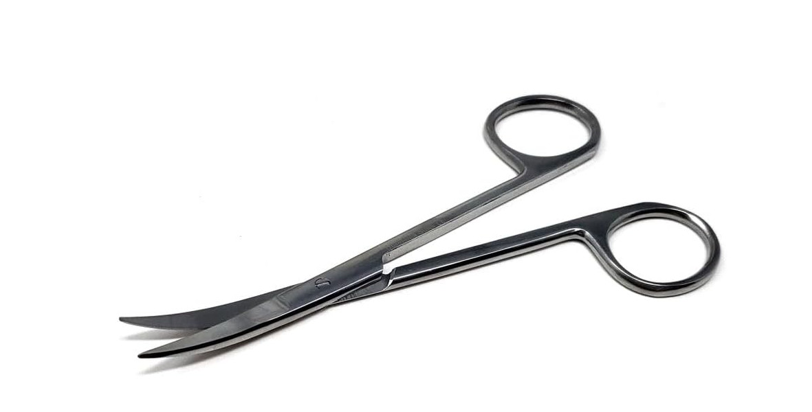 Premium GERMAN TC Iris Scissors 4.5″ Curved Surgical Dental Instruments