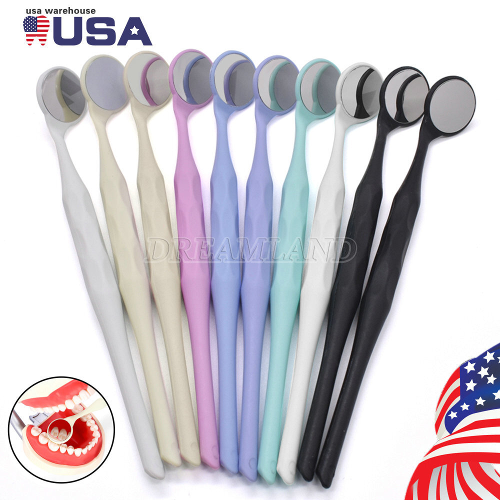 Anti-fog Oral Double Sides Oral Mirrors Dental Mouth Mirror Reflector w Handle