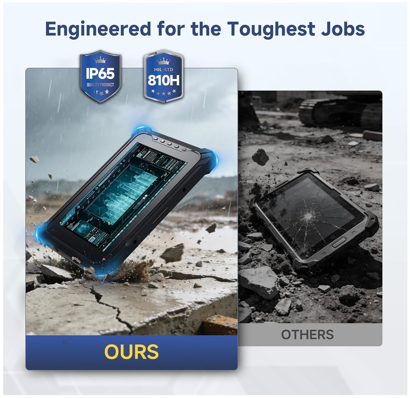RUGGED TABLET I87 with Honeywell Barcod Scanner RAM8Gb SSD128Gb Windows 11 Pro