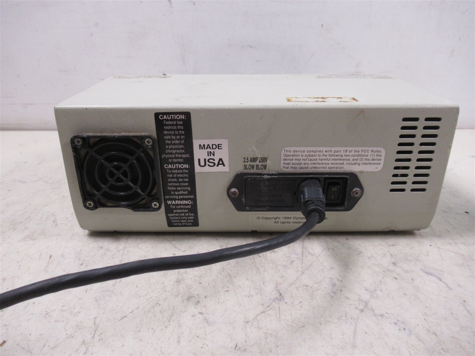 Dynatron 850 Combination Therapy Unit Ultrasound Generator DRF 100 Chiropractic