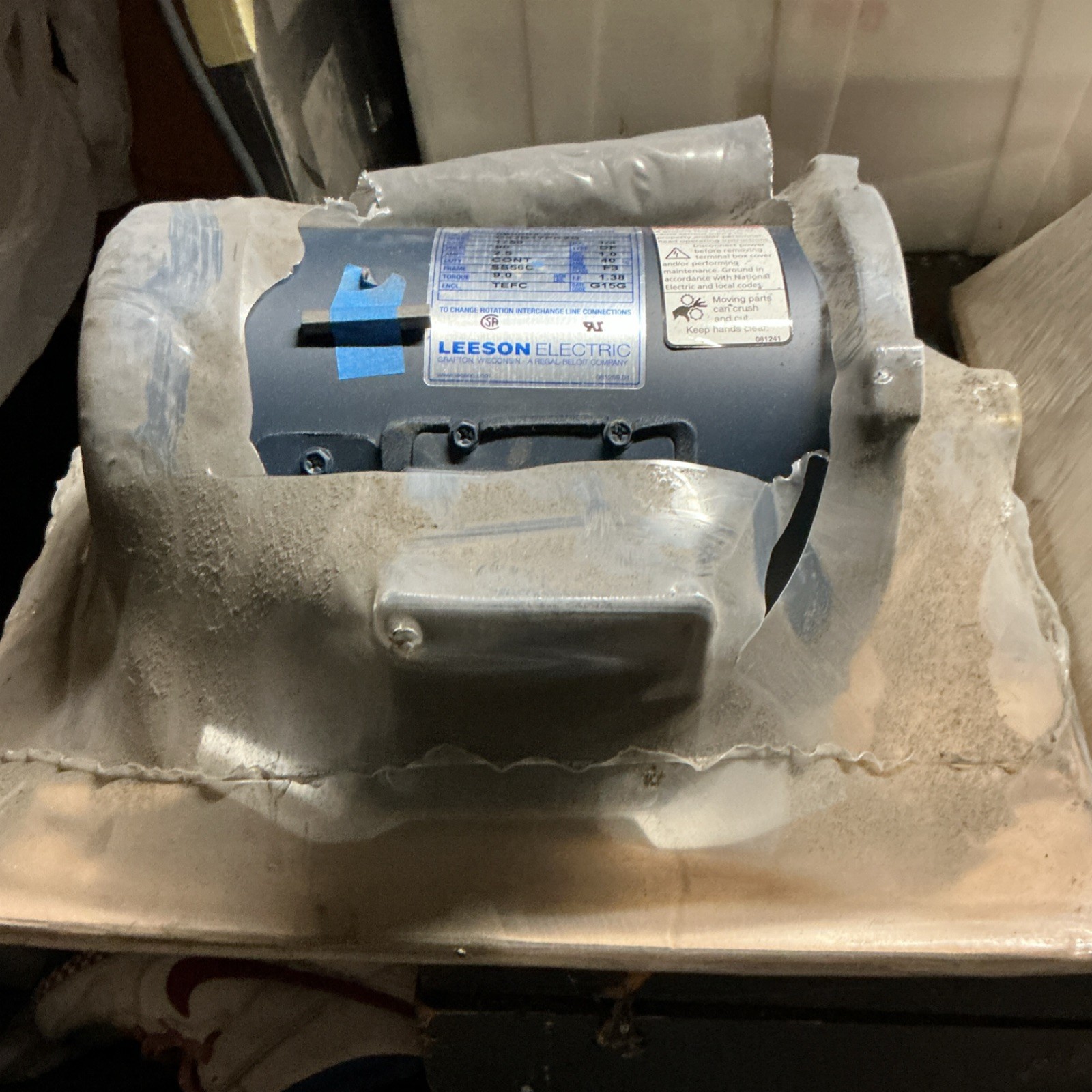 LEESON 098002.00 DC Permanent Magnet Motor 1/4HP 90V TEFC