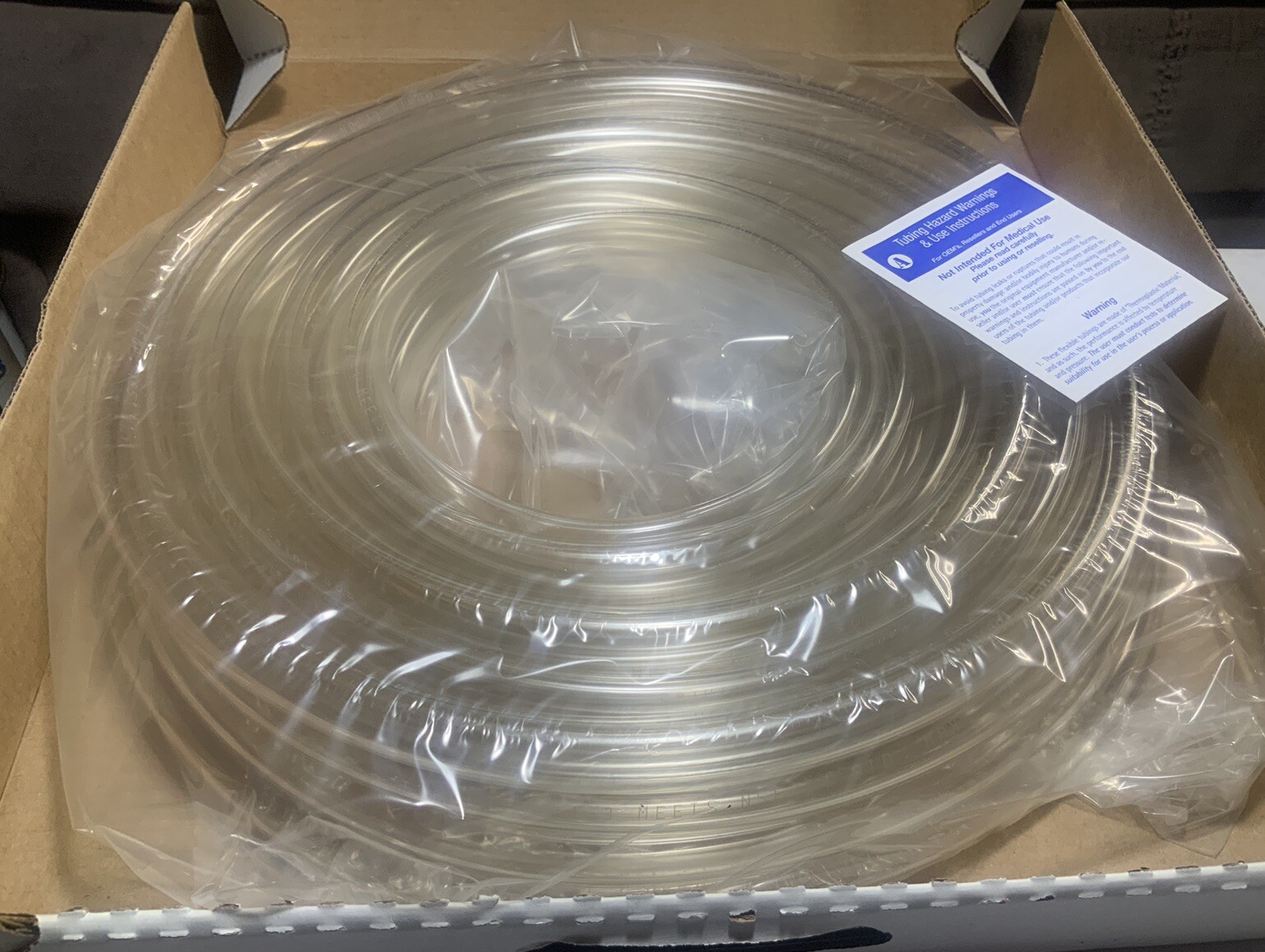 Tygon Tubing 5/8” I.D 50 Ft Clear Flexible Hose
