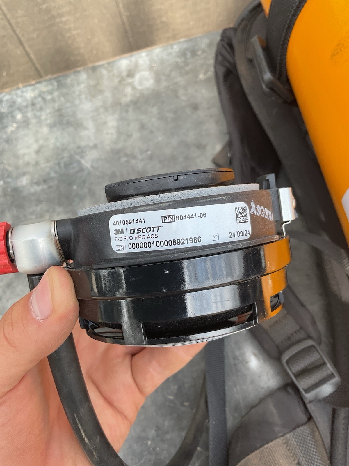 3M Scott 2216 PSI SCBA Air Cylinder W/Hard Case P/N 200874-01 Empty Hydro 11/24