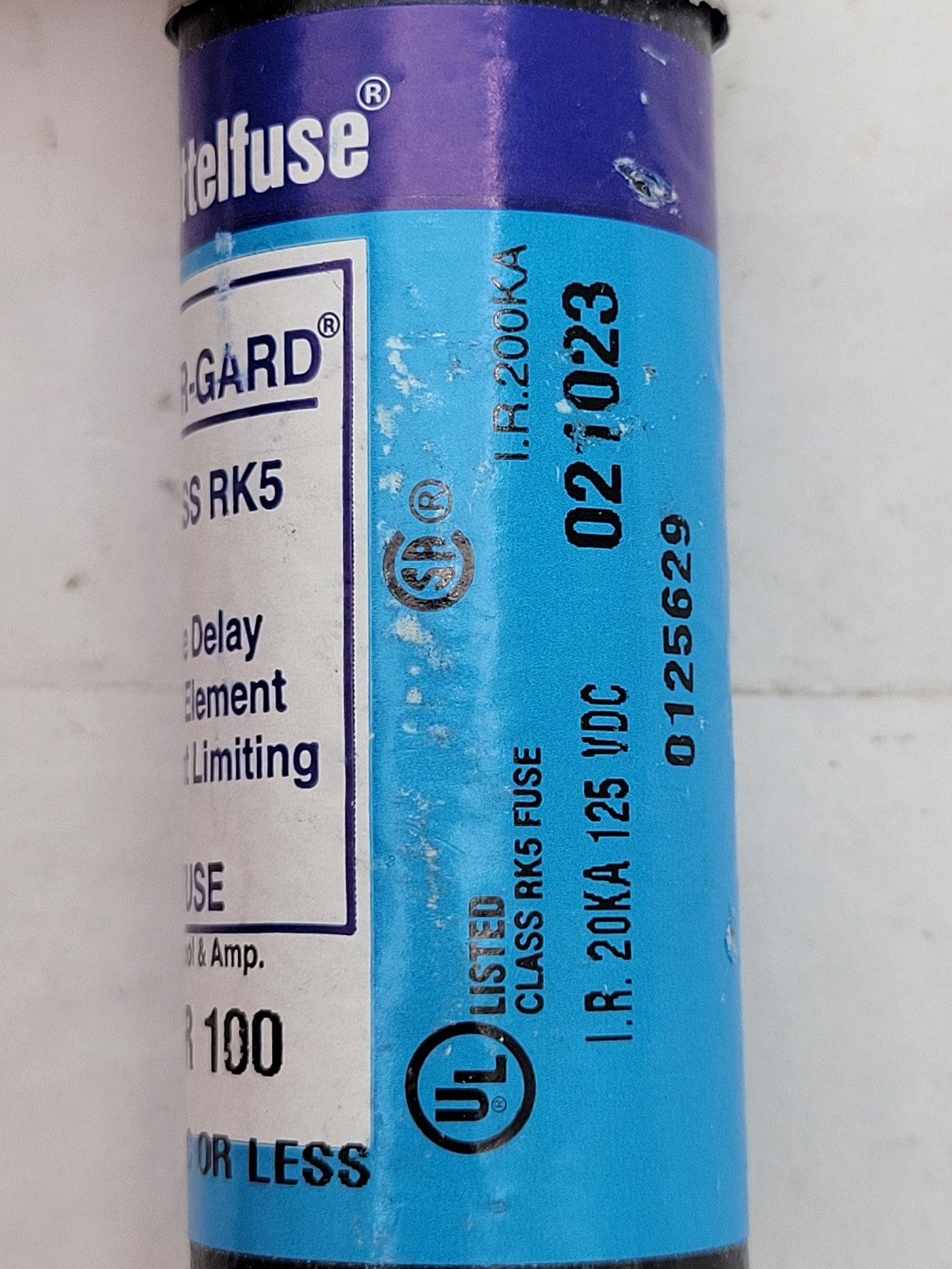 Littelfuse FLNR 100 Powr-Gard Class RK5 Fuse 100A 250V