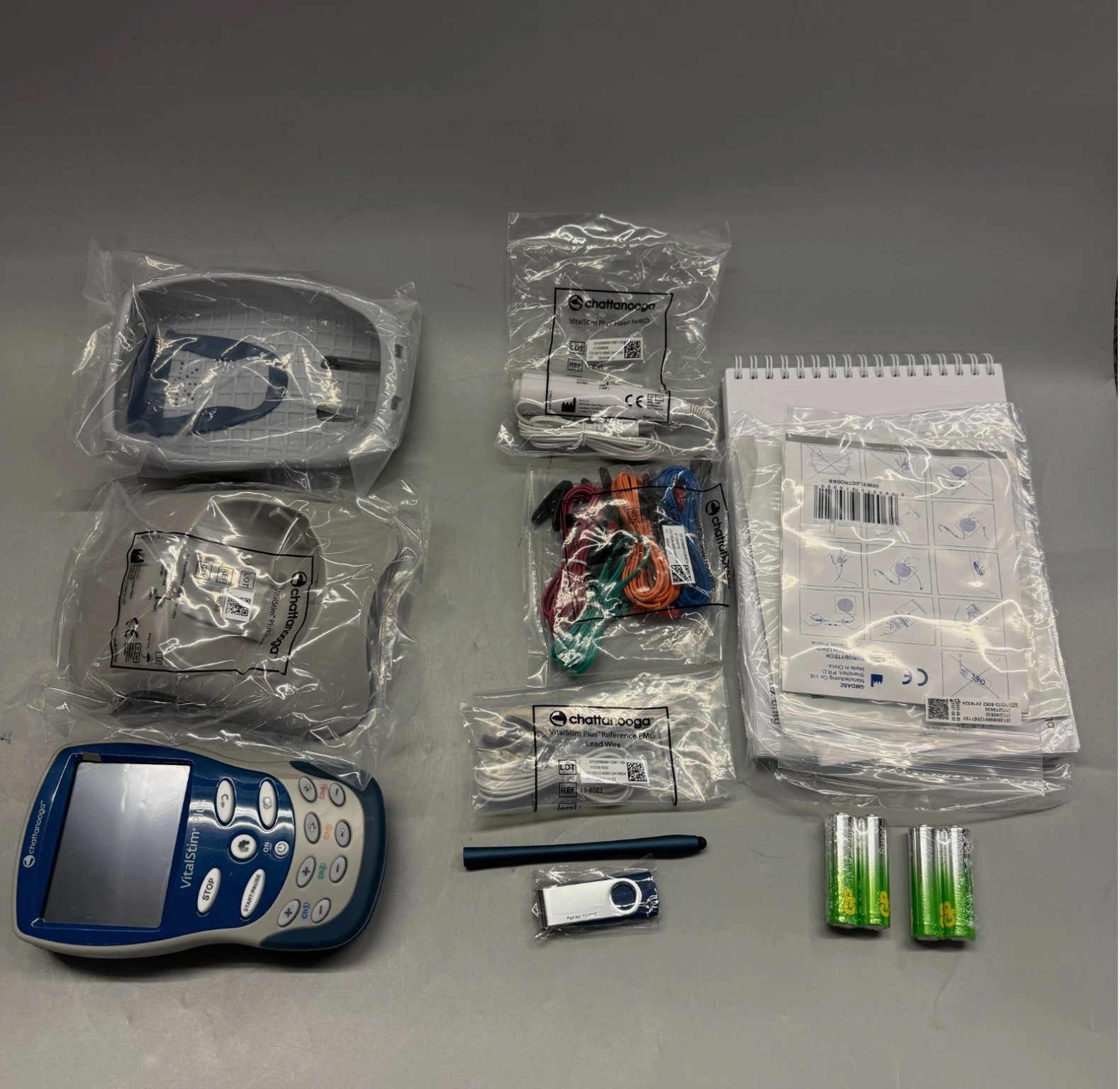 NEW CHATTANOOGA VITALSTIM PLUS ELECTROTHERAPY AND SEMG BIOFEEDBACK SYSTEM 5923-3