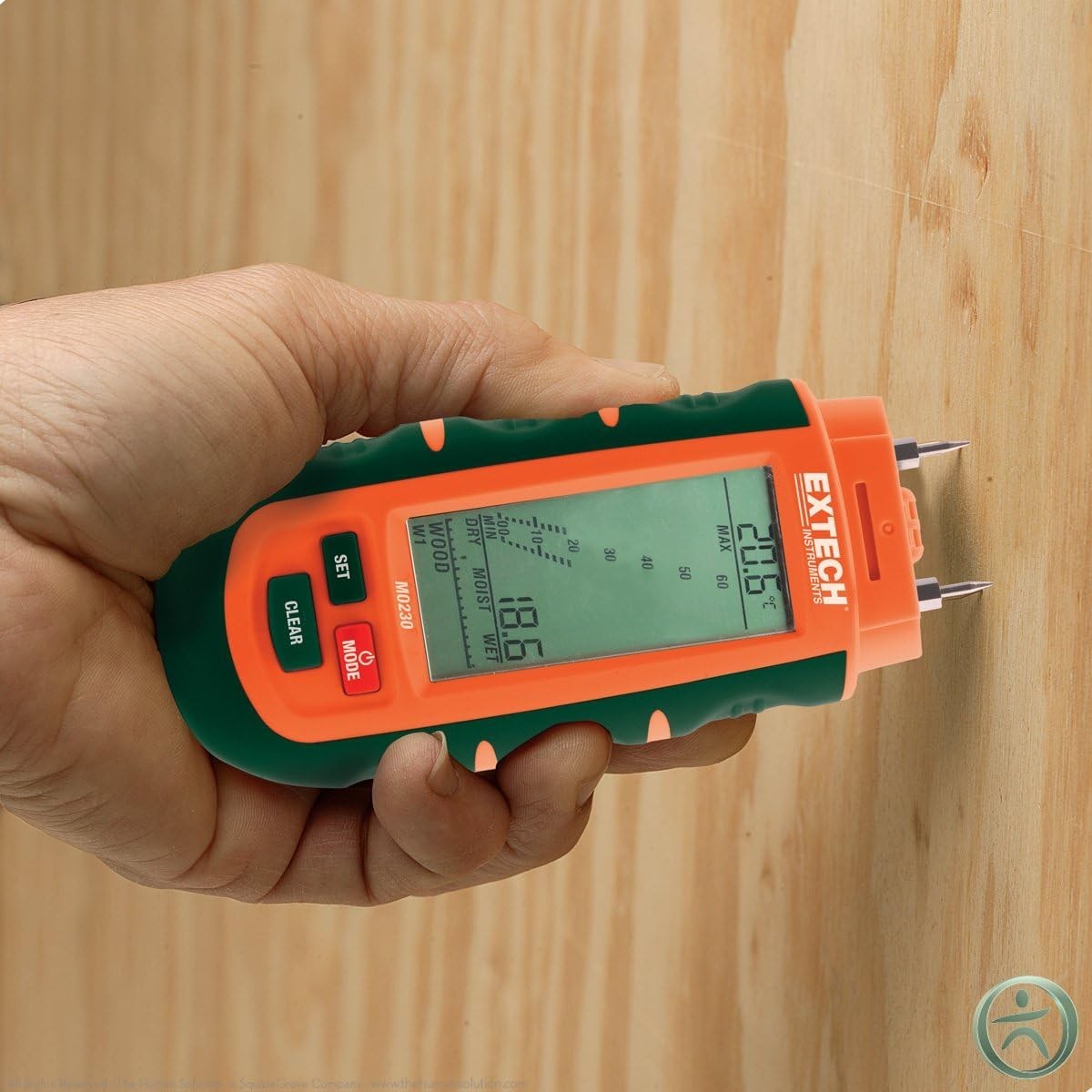 Extech Moisture Meter MO230 Measures Moisture Humidity Temp New Sealed REG $214!