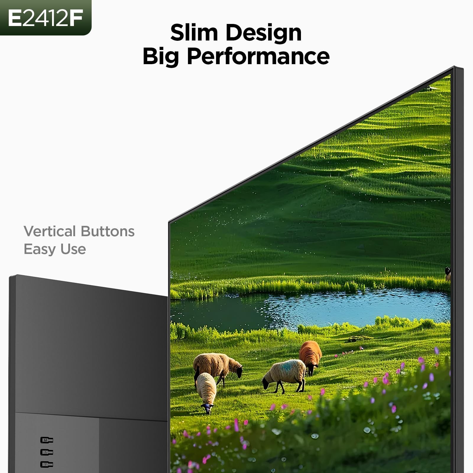 KOORUI 24-inch Computer Monitor Full HD 1920 x 1080p 100Hz VA Display 3000:1 …