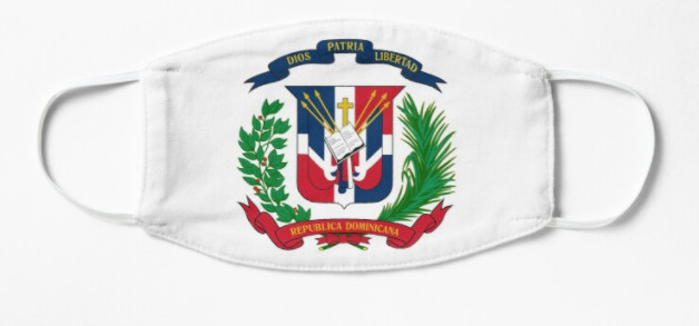 DOMINICAN REPUBLIC COAT OF ARMS – FLAG REUSABLE MASKS – CP BRAND – BREATHABLE
