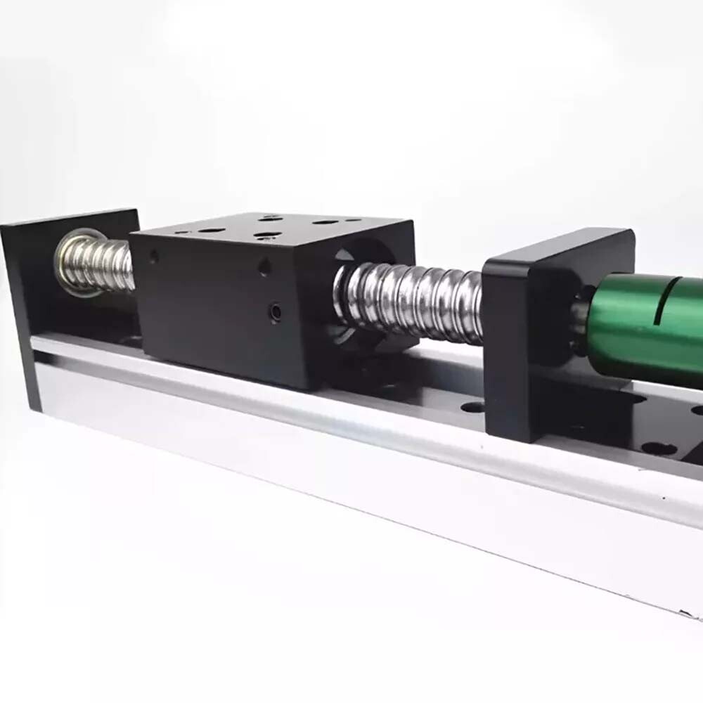Nema23 Precision Linear Actuator Slide table 40KGload ballscrew Integrated Motor