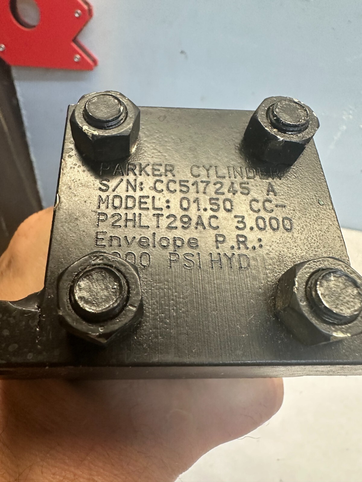 PARKER 01.50 CC-P2HLT29AC 3.000 HYDRAULIC CYLINDER SERIES 2H, NEW FREE SHIPPING