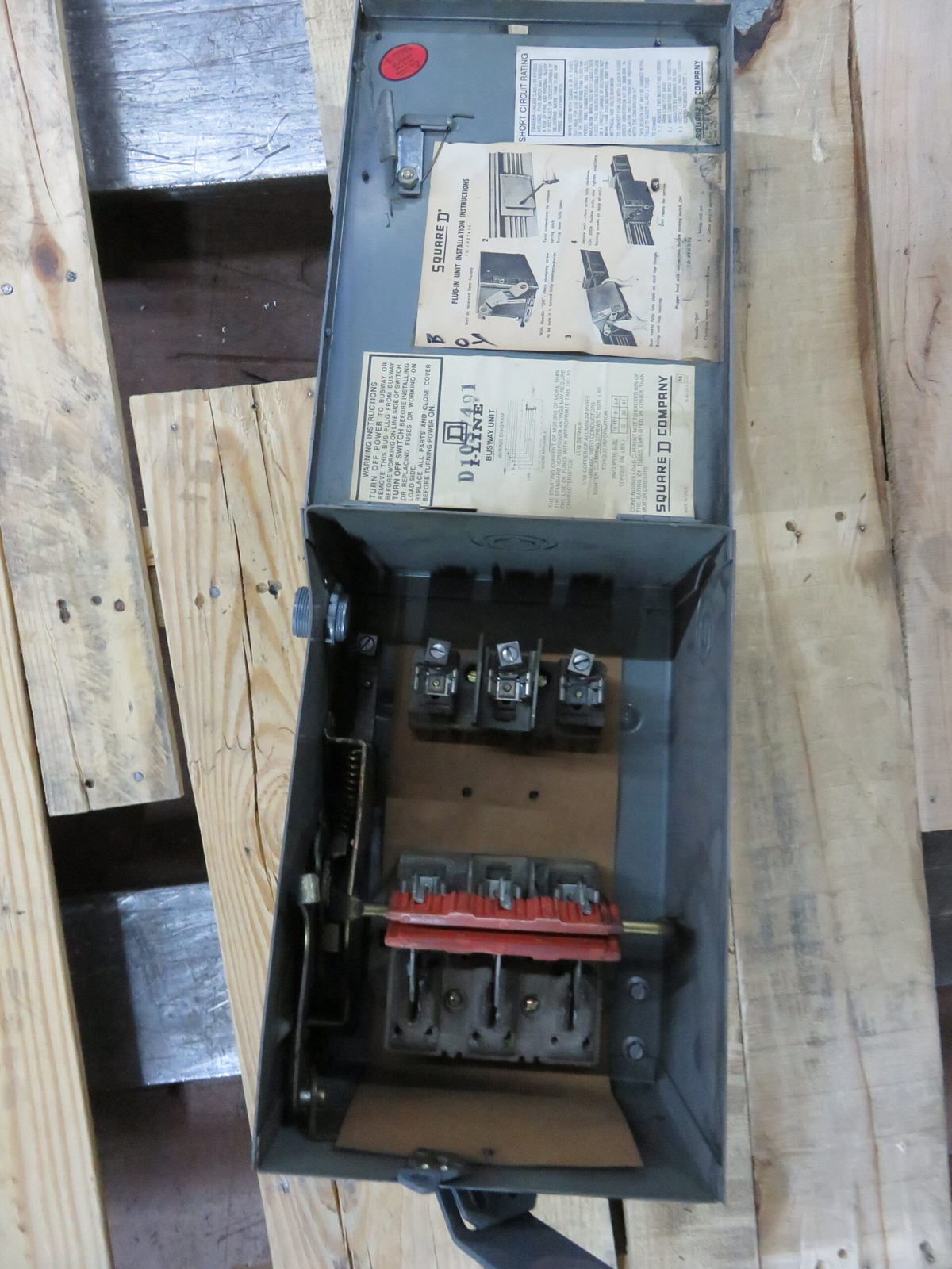 SQUARE D BUS PLUG PQ-3603G I-LINE 30A 600V 3P 3PH 3W FUSIBLE 1YEAR WARRANTY