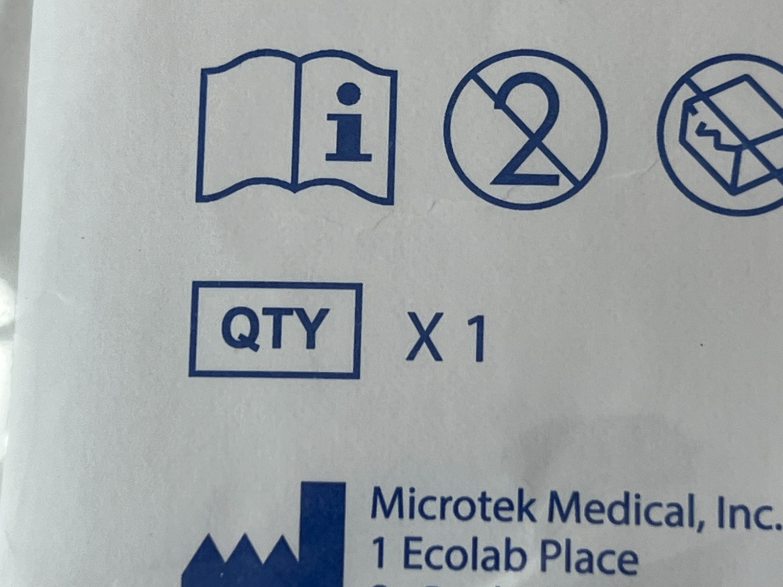 Lot of 2 Ecolab Drape ORS-100 Exp. 2028-05 & 2029-06 (*CC30/Q11)