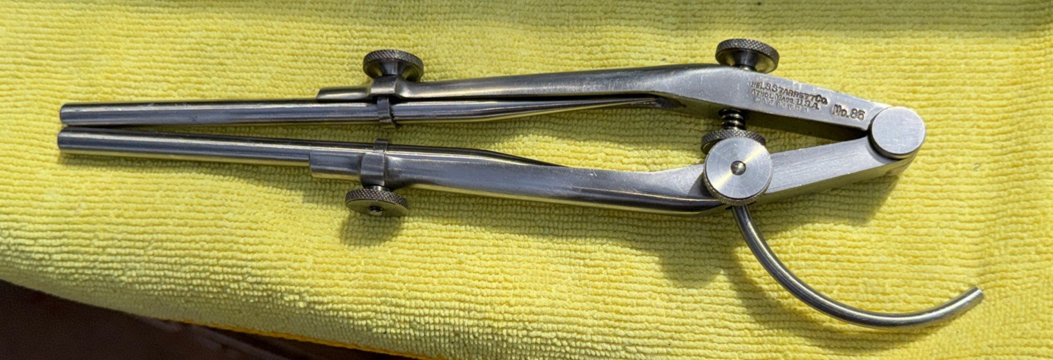 L.S. Starrett Co. ATHOL, MASS. USA No. 85 long length Industrial dividers