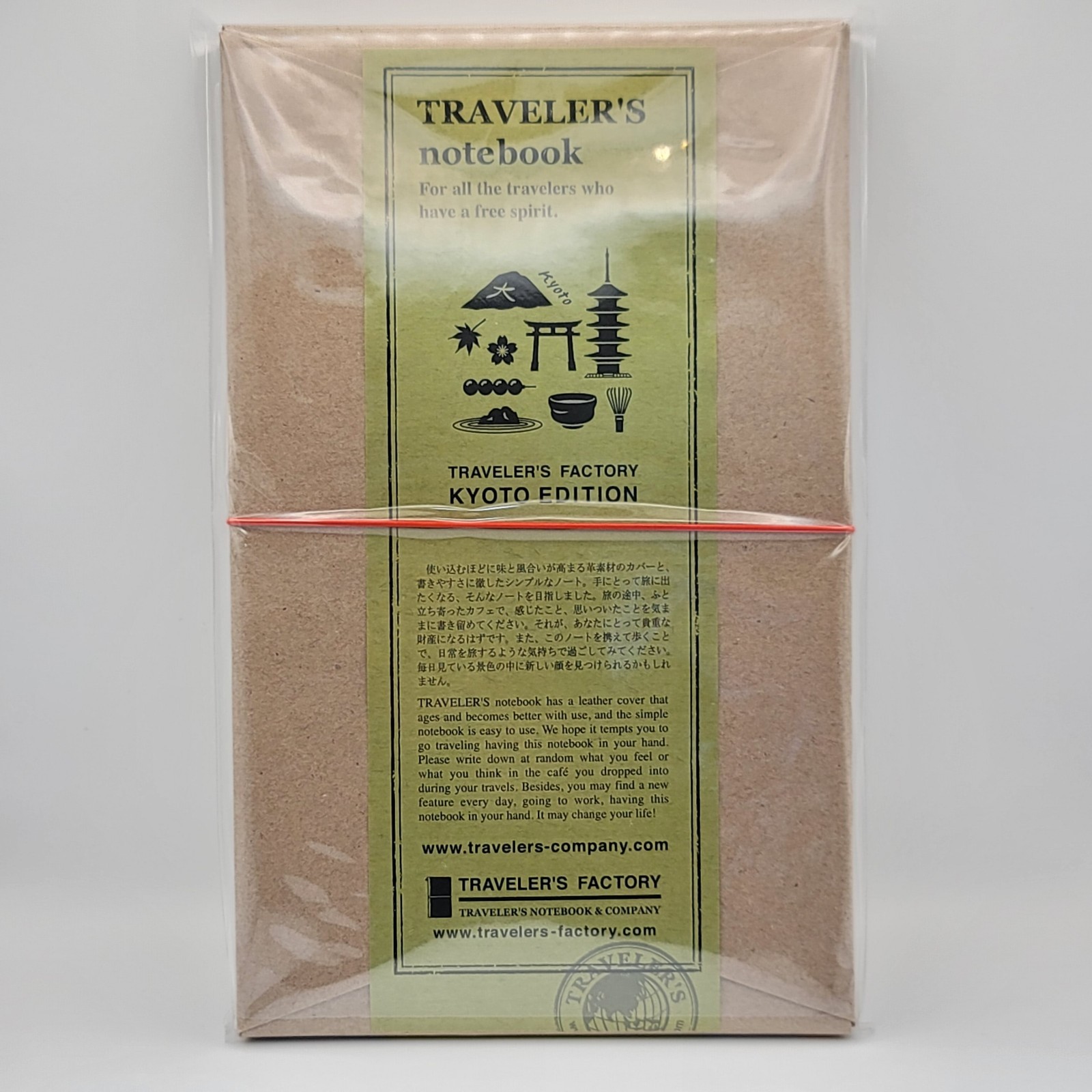 Traveler’s Notebook Company Kyoto Edition Blue Leather Cover Japan Limited