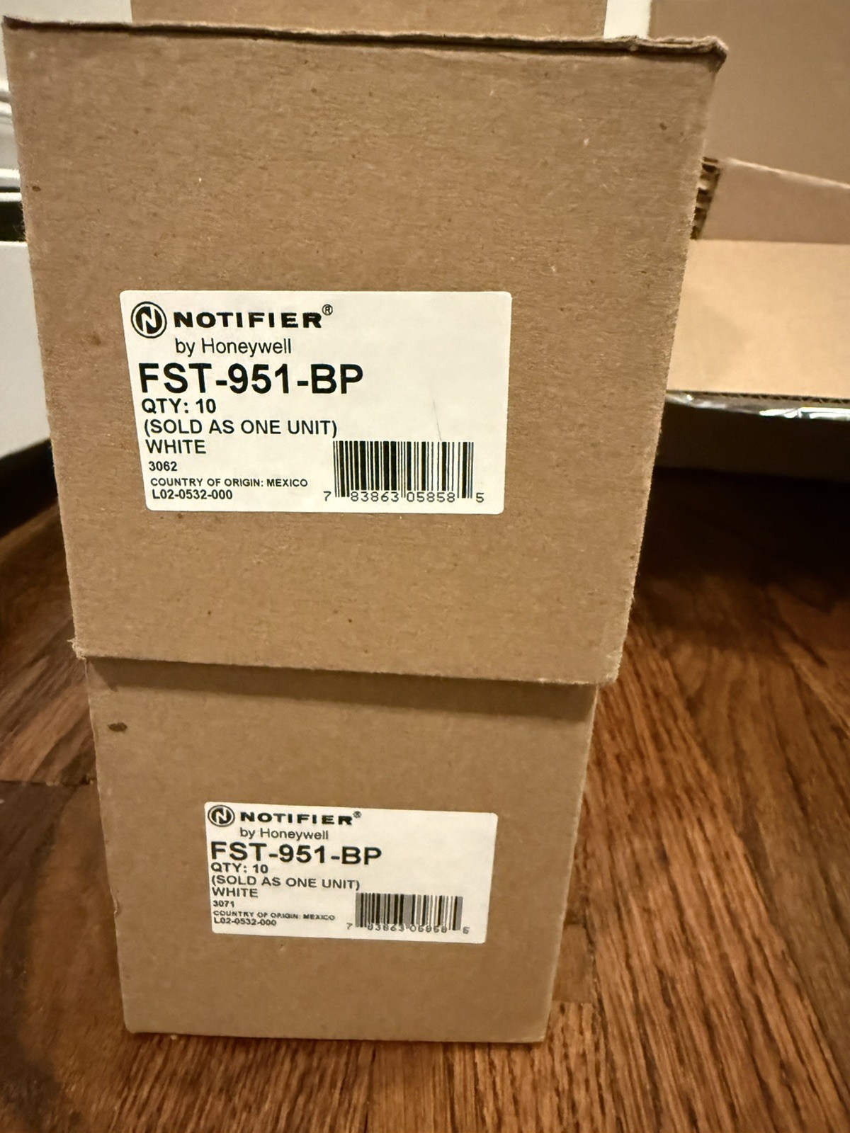 NOTIFIER FST-951-BP ADDRESSABLE 135° FIXED TEMP. HEAT DETECTOR BULK PACK OF 10