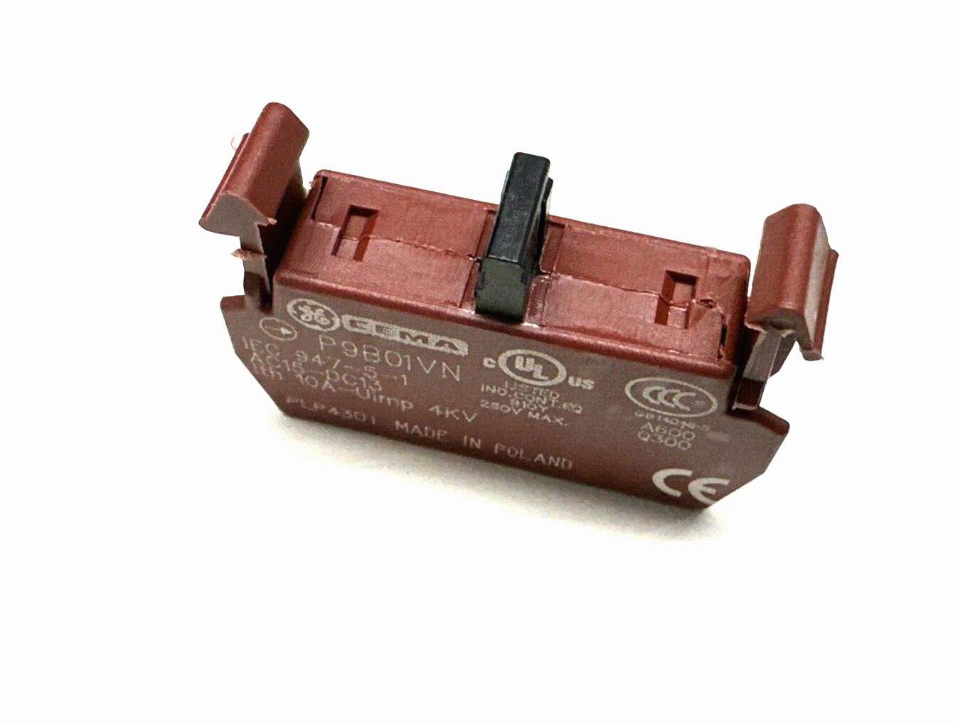 Contact Block P9B01VN Manufacturer GE CEMA Ref.No. 187001