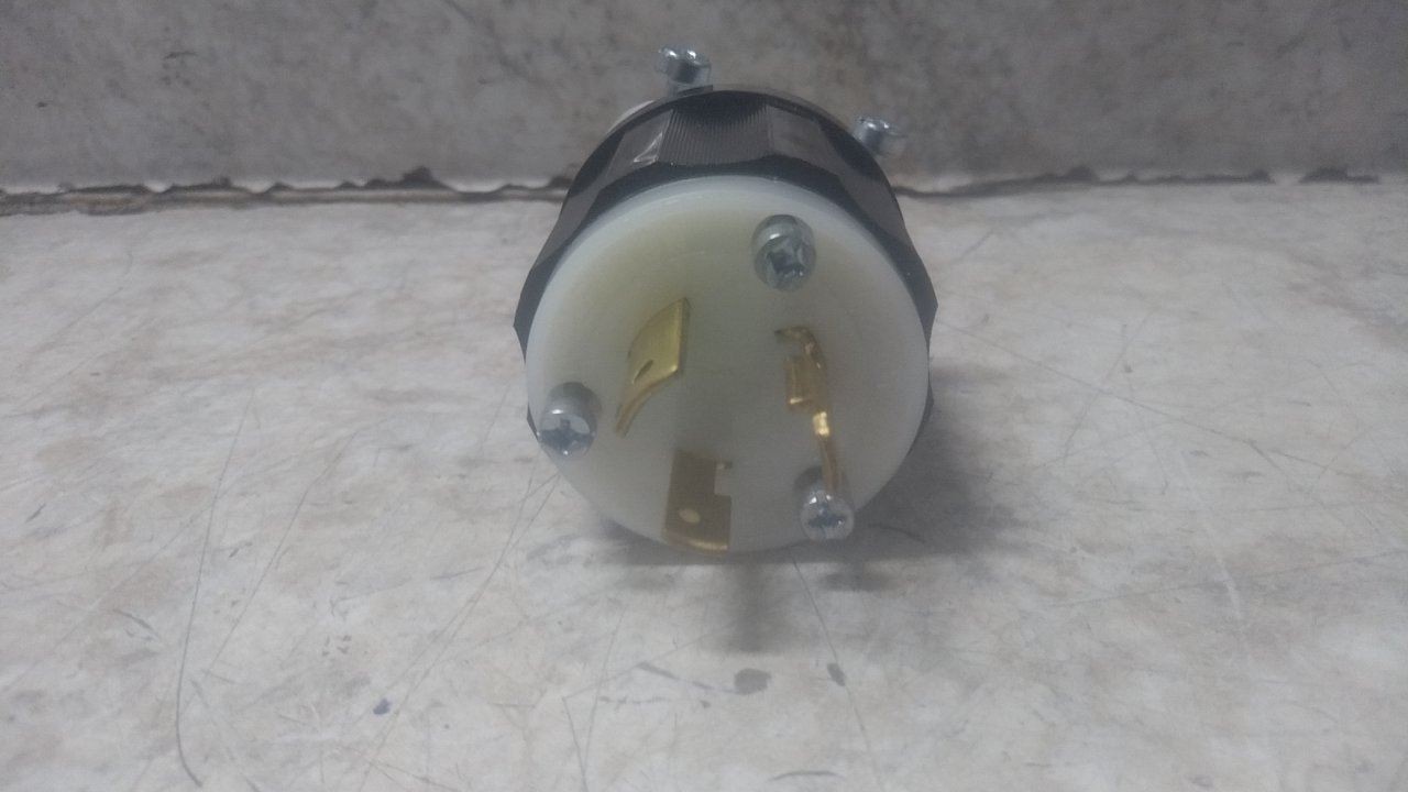 Leviton 2321 10 Pk 250VAC 20 A L6-20P NEMA Plug Configuration Locking Plug (AW)