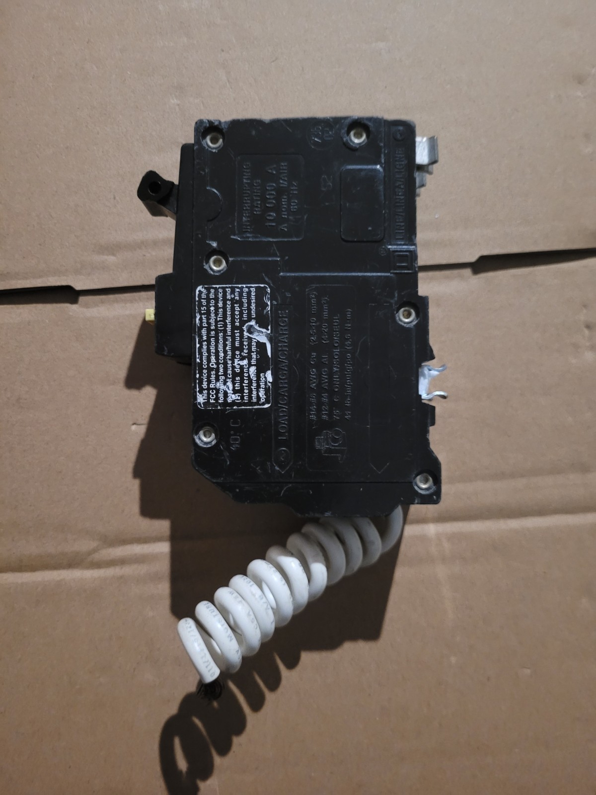 SQUARE D QO260GFI 60A QWIK-GARD CIRCUIT BREAKER PLUG