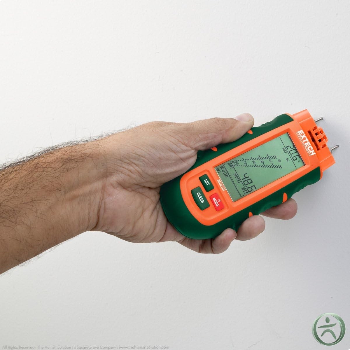 Extech Moisture Meter MO230 Measures Moisture Humidity Temp New Sealed REG $214!