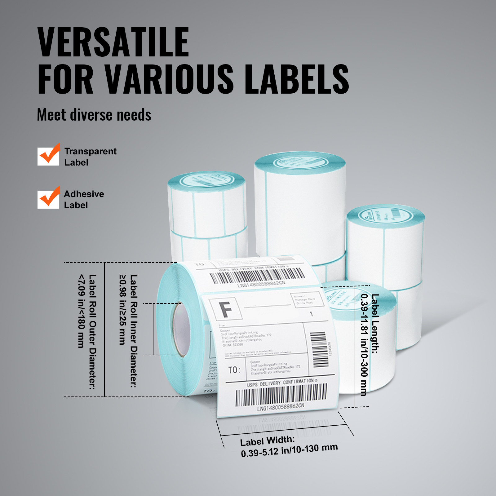 VEVOR Manual Round Bottle Labeling Machine Label Applicator 15-20 Bottles/min