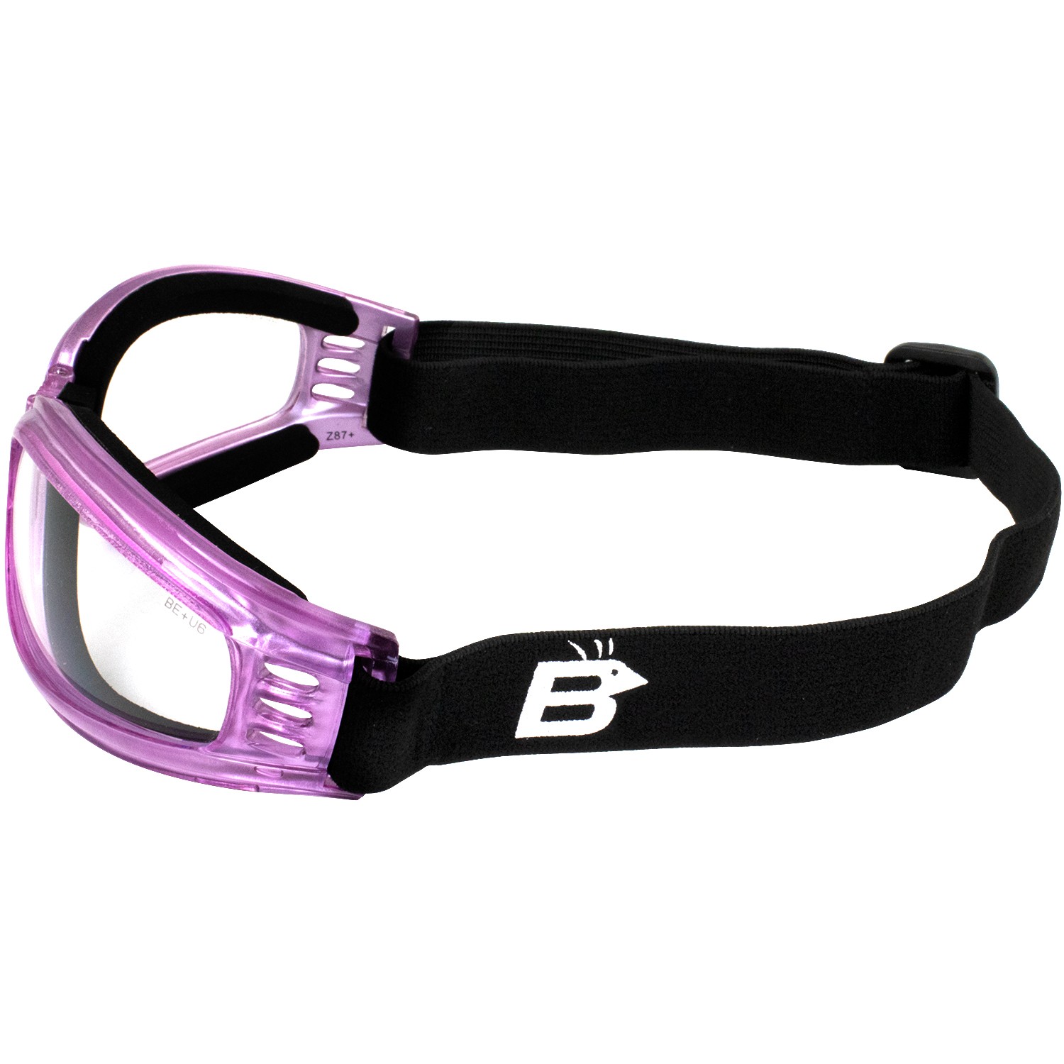 2 Birdz Cardinal Women’s Pink Motorcycle Goggles Super Dark + Clear Lenses
