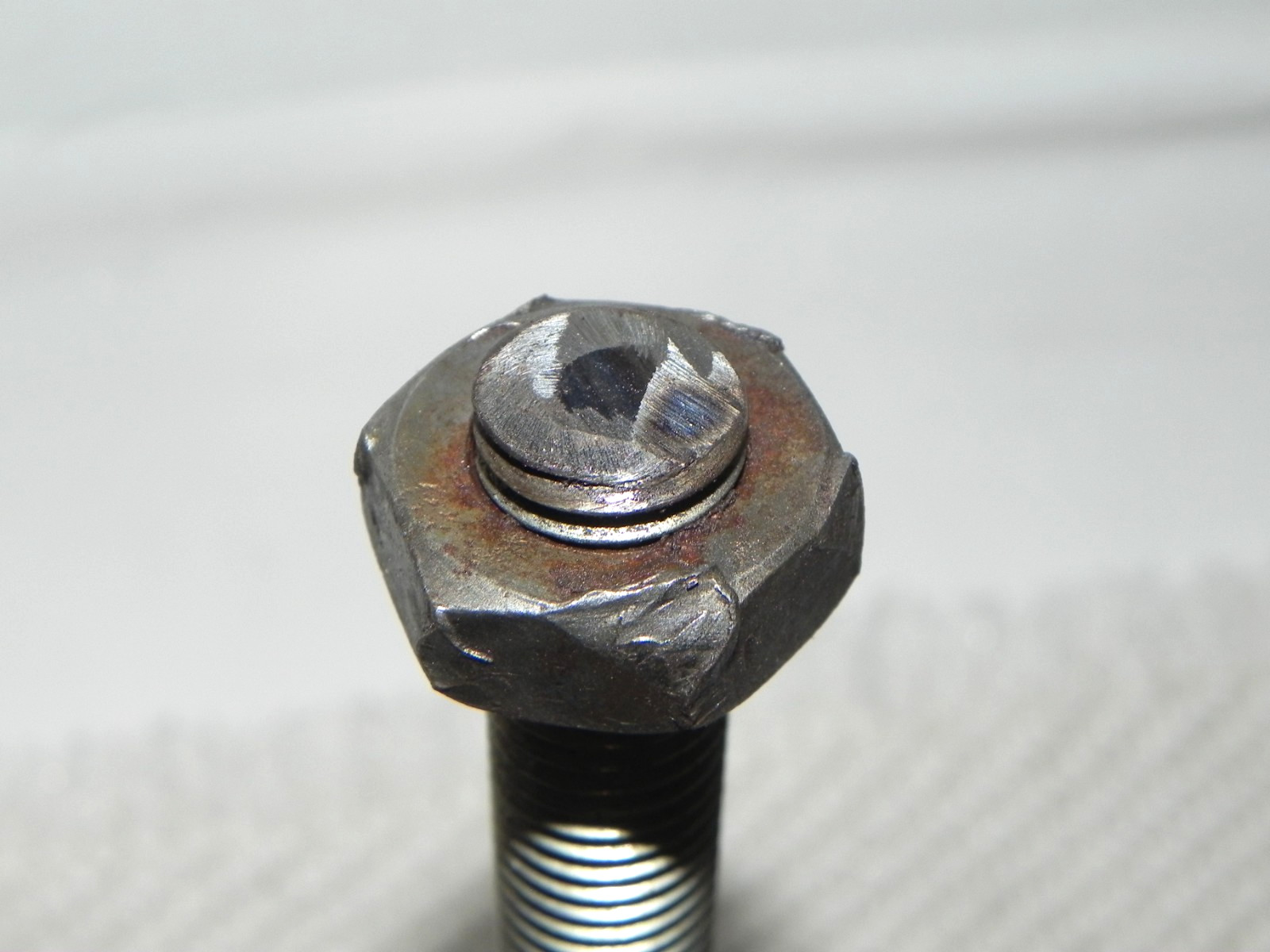 1) 5/8-11 x 8″ Stud with 7 nuts, this could be bolt with head cut off