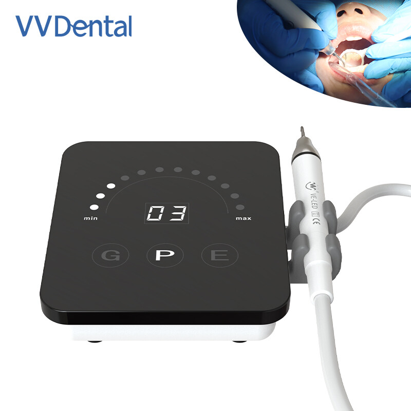 Dental Ultrasonic Piezo Scaler 5 Tips Scaling Fit Woodpecker EMS LED Handpiece