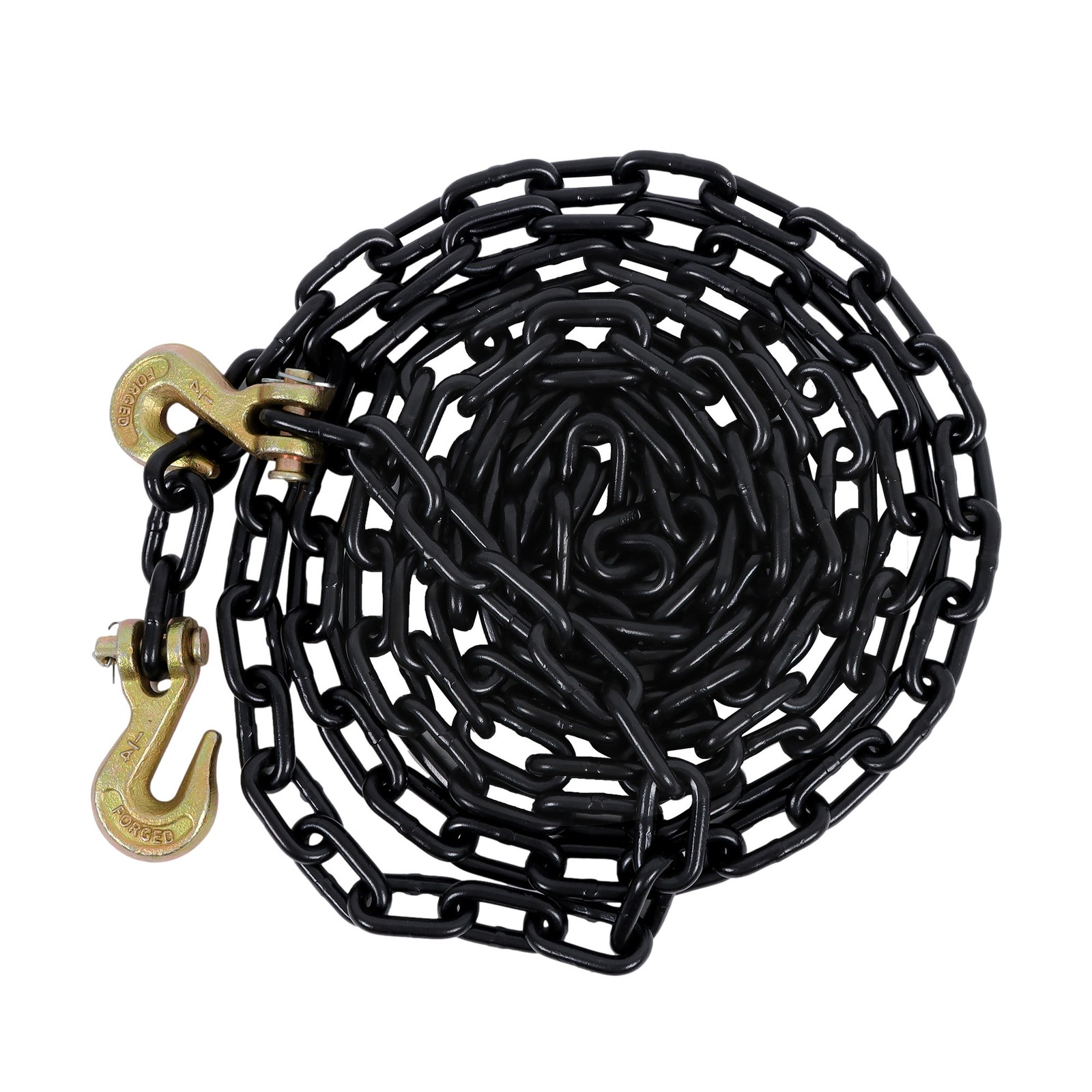 1/4 Inch × 14ft G80 Transport Binder Chain 3300lbs Binder Chain with Hooks