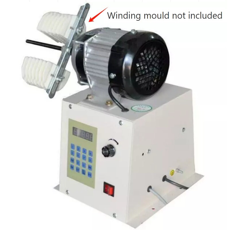 Wire Coil Winding Machine 0-999 Rings 800W Auto CNC Winding MachineThere’s video