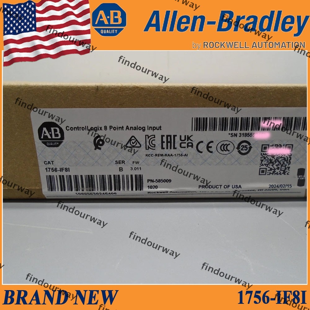 New NEW PLC 1756-IF8I /B ControlLogix 8 Point Analog Input Module 1756IF8I