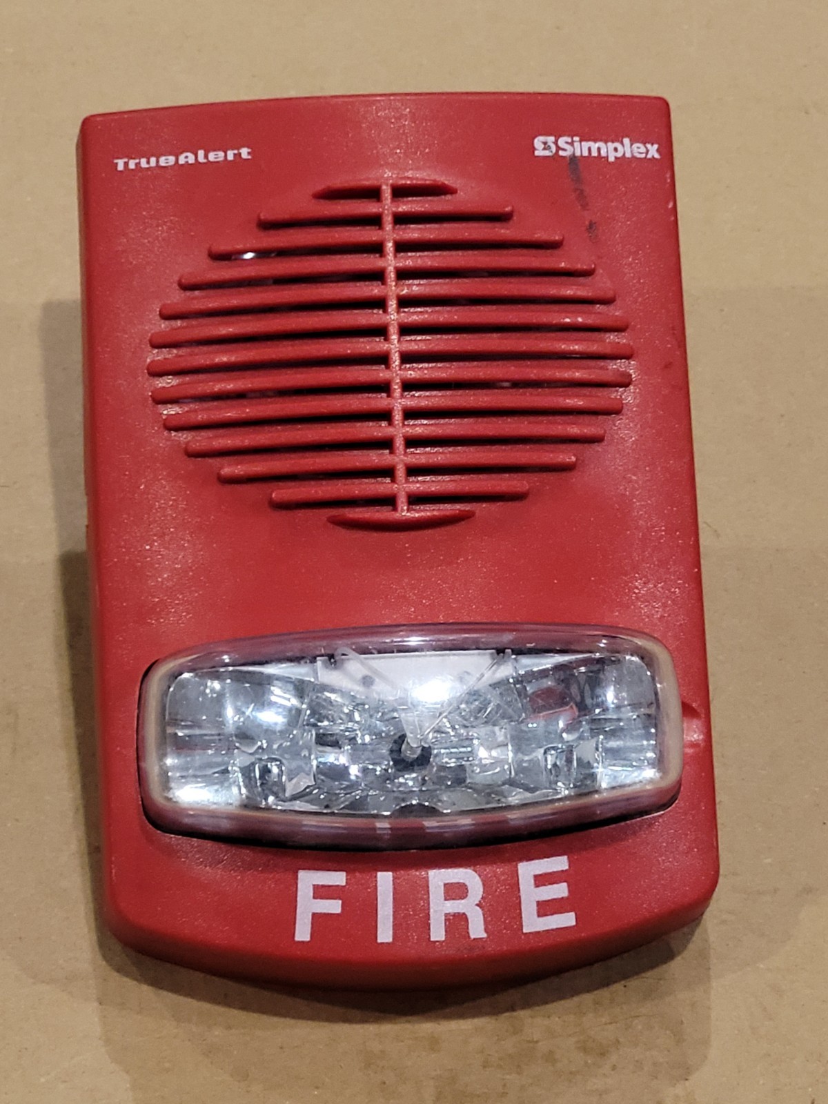 Simplex 4906-9151 Fire Alarm Speaker Strobe Wall Red (SmartSync)