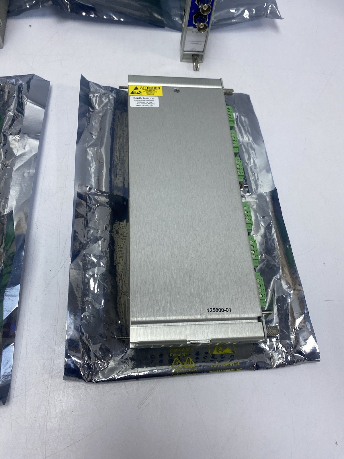 BENTLY NEVADA 3500/25 KEYPHASOR I/O MODULE 125800-01 + 149369-01 Set