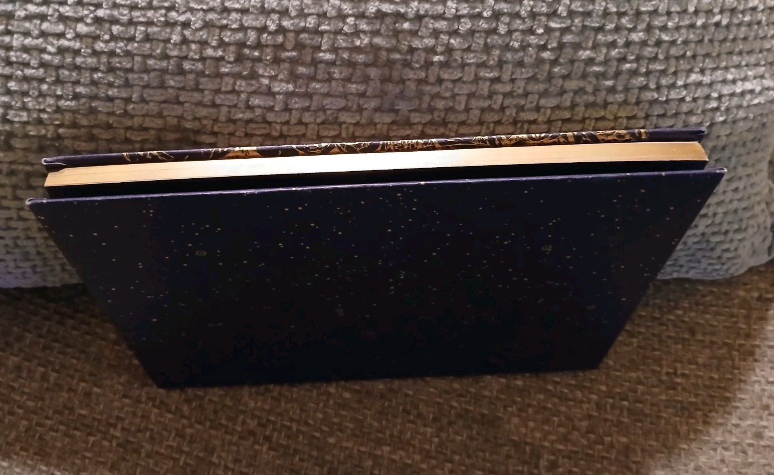 Christian Dior Small HC Notebook Journal 2022 Christmas Navy & Gold Celestial